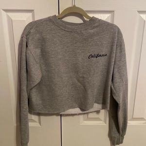 Brandy Melville Cropped Sweatshirt